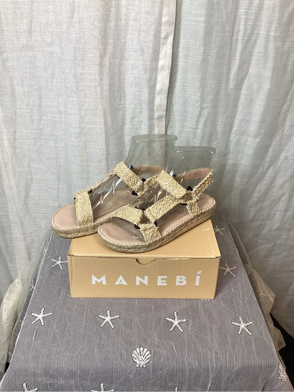 MANEBÍ Yukatan Hiking Sandal Espadrilles; Size: 7.5